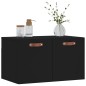 vidaXL Armario de pared madera de ingeniería negro 60x36,5x35 cm vidaXL Armario de pared madera de ingeniería negro 60x36,5x35 cm