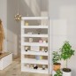 vidaXL Estantería/divisor madera contrachapada blanco 100x30x198 cm vidaXL Estantería/divisor madera contrachapada blanco 100x30x198 cm