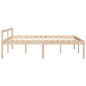 vidaXL Cama para personas mayores madera maciza de pino 150x200 cm vidaXL Cama para personas mayores madera maciza de pino 150x200 cm