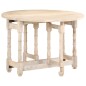 vidaXL Mesa de comedor redonda de madera maciza de mango 110x76 cm vidaXL Mesa de comedor redonda de madera maciza de mango 110x76 cm