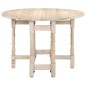 vidaXL Mesa de comedor redonda de madera maciza de mango 110x76 cm vidaXL Mesa de comedor redonda de madera maciza de mango 110x76 cm