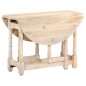 vidaXL Mesa de comedor redonda de madera maciza de mango 110x76 cm vidaXL Mesa de comedor redonda de madera maciza de mango 110x76 cm