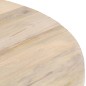 vidaXL Mesa de comedor redonda de madera maciza de mango 110x76 cm vidaXL Mesa de comedor redonda de madera maciza de mango 110x76 cm