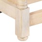 vidaXL Mesa de comedor redonda de madera maciza de mango 110x76 cm vidaXL Mesa de comedor redonda de madera maciza de mango 110x76 cm