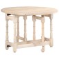 vidaXL Mesa de comedor redonda de madera maciza de mango 110x76 cm vidaXL Mesa de comedor redonda de madera maciza de mango 110x76 cm