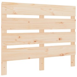 vidaXL Cabecero de cama madera maciza de pino 100x3x80 cm