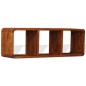 vidaXL Mueble de TV madera maciza acabado miel 120x30x40 cm vidaXL Mueble de TV madera maciza acabado miel 120x30x40 cm