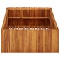 vidaXL Arriate de madera maciza de acacia 100x100x50 cm vidaXL Arriate de madera maciza de acacia 100x100x50 cm