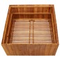 vidaXL Arriate de madera maciza de acacia 100x100x50 cm vidaXL Arriate de madera maciza de acacia 100x100x50 cm