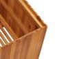 vidaXL Arriate de madera maciza de acacia 100x100x50 cm vidaXL Arriate de madera maciza de acacia 100x100x50 cm