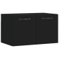vidaXL Armario de pared madera de ingeniería negro 60x36,5x35 cm vidaXL Armario de pared madera de ingeniería negro 60x36,5x35 cm