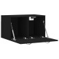 vidaXL Armario de pared madera de ingeniería negro 60x36,5x35 cm vidaXL Armario de pared madera de ingeniería negro 60x36,5x35 cm