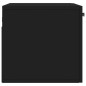 vidaXL Armario de pared madera de ingeniería negro 60x36,5x35 cm vidaXL Armario de pared madera de ingeniería negro 60x36,5x35 cm