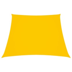vidaXL Toldo de vela tela oxford trapecio amarillo 2/4x3 m