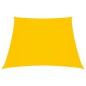 vidaXL Toldo de vela tela oxford trapecio amarillo 2/4x3 m vidaXL Toldo de vela tela oxford trapecio amarillo 2/4x3 m