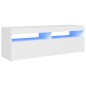 vidaXL Mueble para TV con luces LED blanco 120x35x40 cm vidaXL Mueble para TV con luces LED blanco 120x35x40 cm
