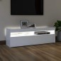 vidaXL Mueble para TV con luces LED blanco 120x35x40 cm vidaXL Mueble para TV con luces LED blanco 120x35x40 cm