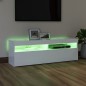 vidaXL Mueble para TV con luces LED blanco 120x35x40 cm vidaXL Mueble para TV con luces LED blanco 120x35x40 cm