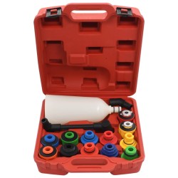 vidaXL Set para rellenar el aceite de motor 15 piezas