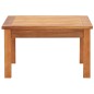 vidaXL Mesa de centro de jardín madera maciza de acacia 60x60x36 cm