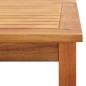 vidaXL Mesa de centro de jardín madera maciza de acacia 60x60x36 cm