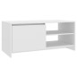 vidaXL Mesa de centro madera contrachapada blanco 102x50x45 cm vidaXL Mesa de centro madera contrachapada blanco 102x50x45 cm