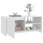 vidaXL Mesa de centro madera contrachapada blanco 102x50x45 cm vidaXL Mesa de centro madera contrachapada blanco 102x50x45 cm