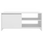 vidaXL Mesa de centro madera contrachapada blanco 102x50x45 cm vidaXL Mesa de centro madera contrachapada blanco 102x50x45 cm