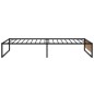 vidaXL Estructura de cama de metal negra 90x200 cm vidaXL Estructura de cama de metal negra 90x200 cm