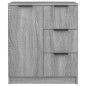 vidaXL Aparador de madera contrachapada gris Sonoma 60x30x70 cm vidaXL Aparador de madera contrachapada gris Sonoma 60x30x70 cm