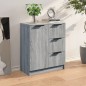 vidaXL Aparador de madera contrachapada gris Sonoma 60x30x70 cm vidaXL Aparador de madera contrachapada gris Sonoma 60x30x70 cm
