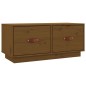 vidaXL Mueble de TV madera maciza de pino marrón miel 80x34x35 cm vidaXL Mueble de TV madera maciza de pino marrón miel 80x34x35 cm
