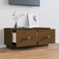 vidaXL Mueble de TV madera maciza de pino marrón miel 80x34x35 cm vidaXL Mueble de TV madera maciza de pino marrón miel 80x34x35 cm