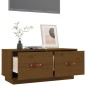 vidaXL Mueble de TV madera maciza de pino marrón miel 80x34x35 cm vidaXL Mueble de TV madera maciza de pino marrón miel 80x34x35 cm