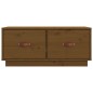 vidaXL Mueble de TV madera maciza de pino marrón miel 80x34x35 cm vidaXL Mueble de TV madera maciza de pino marrón miel 80x34x35 cm