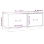 vidaXL Mueble de TV madera maciza de pino marrón miel 80x34x35 cm vidaXL Mueble de TV madera maciza de pino marrón miel 80x34x35 cm