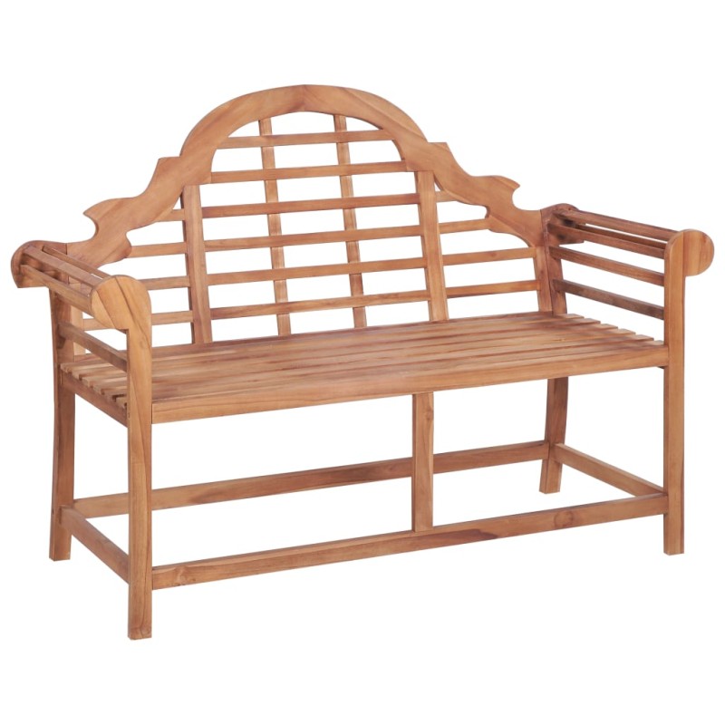 vidaXL Banco de jardín madera maciza de teca 127x58,5x92,5 cm vidaXL Banco de jardín madera maciza de teca 127x58,5x92,5 cm