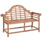 vidaXL Banco de jardín madera maciza de teca 127x58,5x92,5 cm vidaXL Banco de jardín madera maciza de teca 127x58,5x92,5 cm
