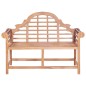 vidaXL Banco de jardín madera maciza de teca 127x58,5x92,5 cm vidaXL Banco de jardín madera maciza de teca 127x58,5x92,5 cm