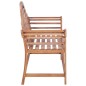vidaXL Banco de jardín madera maciza de teca 127x58,5x92,5 cm vidaXL Banco de jardín madera maciza de teca 127x58,5x92,5 cm