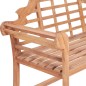 vidaXL Banco de jardín madera maciza de teca 127x58,5x92,5 cm vidaXL Banco de jardín madera maciza de teca 127x58,5x92,5 cm