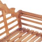 vidaXL Banco de jardín madera maciza de teca 127x58,5x92,5 cm vidaXL Banco de jardín madera maciza de teca 127x58,5x92,5 cm