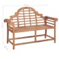vidaXL Banco de jardín madera maciza de teca 127x58,5x92,5 cm vidaXL Banco de jardín madera maciza de teca 127x58,5x92,5 cm