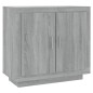 vidaXL Aparador de madera contrachapada gris Sonoma 80x40x75 cm vidaXL Aparador de madera contrachapada gris Sonoma 80x40x75 cm