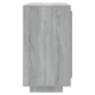 vidaXL Aparador de madera contrachapada gris Sonoma 80x40x75 cm vidaXL Aparador de madera contrachapada gris Sonoma 80x40x75 cm