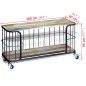 vidaXL Mueble para la TV de madera de mango maciza 100x40x45 cm