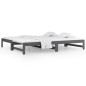 vidaXL Sofá cama extraíble madera maciza de pino gris 2x(90x190) cm vidaXL Sofá cama extraíble madera maciza de pino gris 2x(90x190) cm