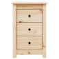 vidaXL Mesitas de noche 2 uds madera maciza de pino 40x35x61,5 cm vidaXL Mesitas de noche 2 uds madera maciza de pino 40x35x61,5 cm