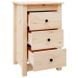vidaXL Mesitas de noche 2 uds madera maciza de pino 40x35x61,5 cm vidaXL Mesitas de noche 2 uds madera maciza de pino 40x35x61,5 cm