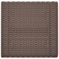 vidaXL Mesa bistró plegable marrón ratán sintético 55x54x71 cm vidaXL Mesa bistró plegable marrón ratán sintético 55x54x71 cm